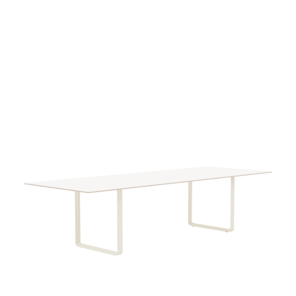 Bilde av Muuto 70/70 spisebord 295 x 108 cm White laminate-Plywood-Sand
