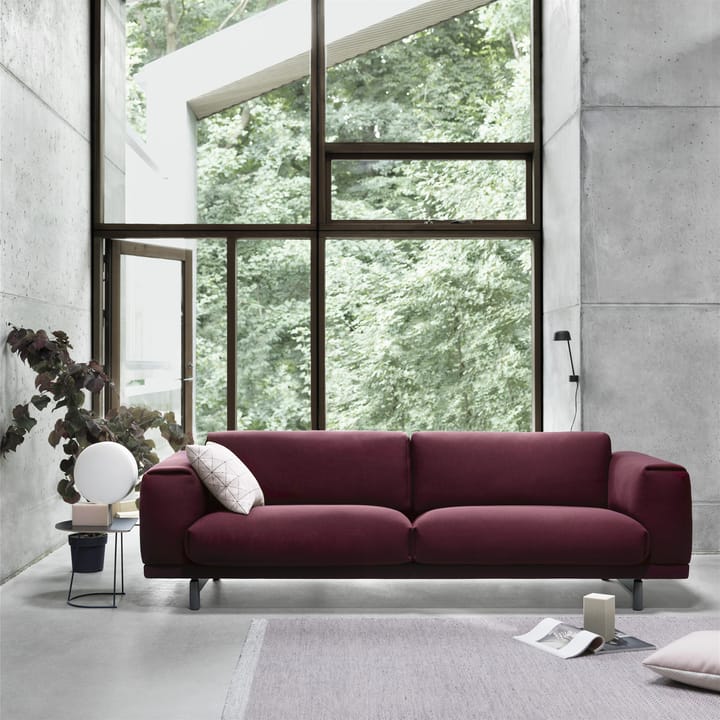 Airy salongbord half size, svart Muuto