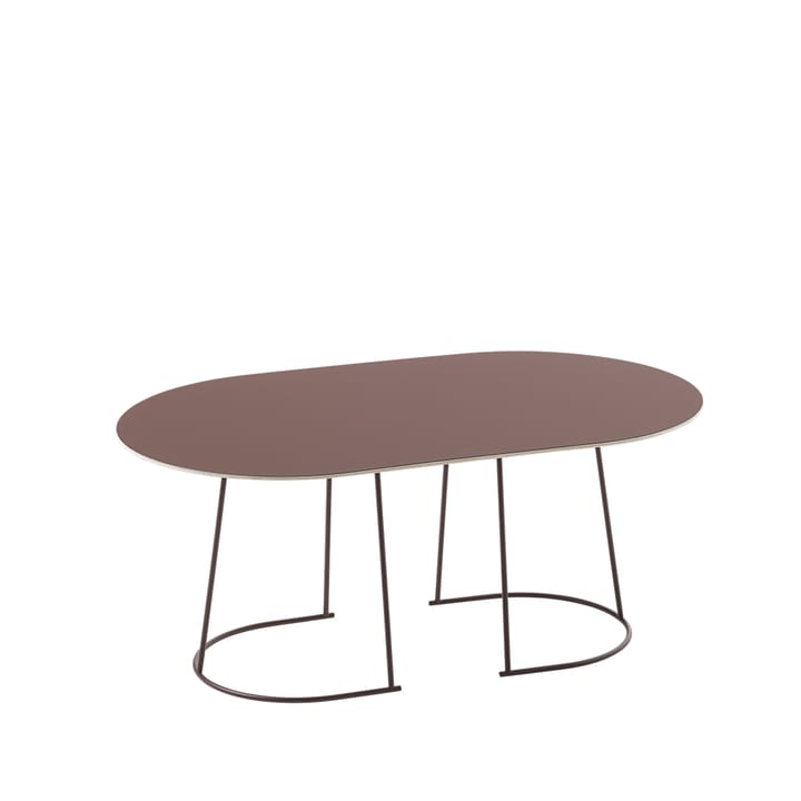 Airy salongbord ovalt - plum, nanolaminat, medium - Muuto