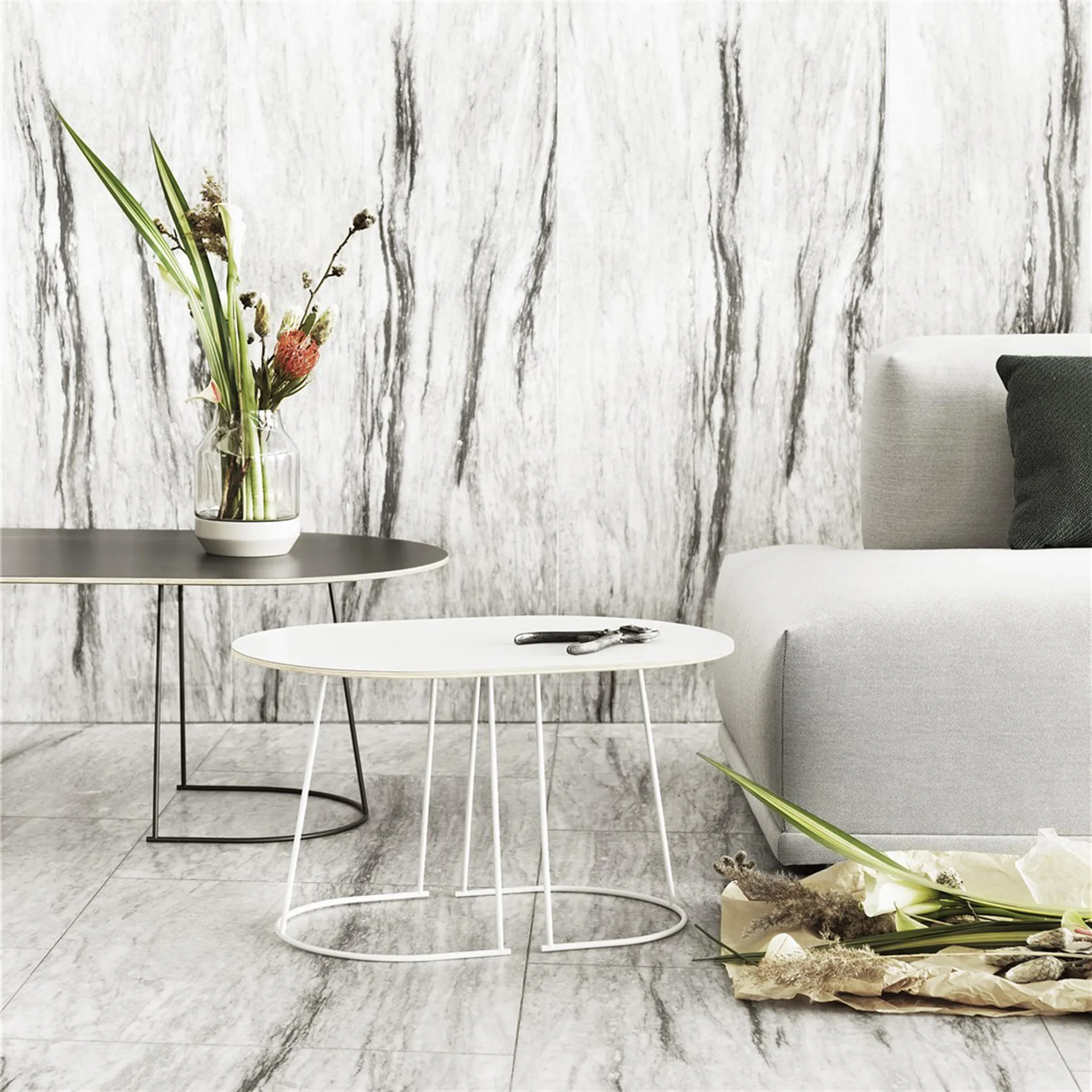 Airy sofabord S, off-white Muuto