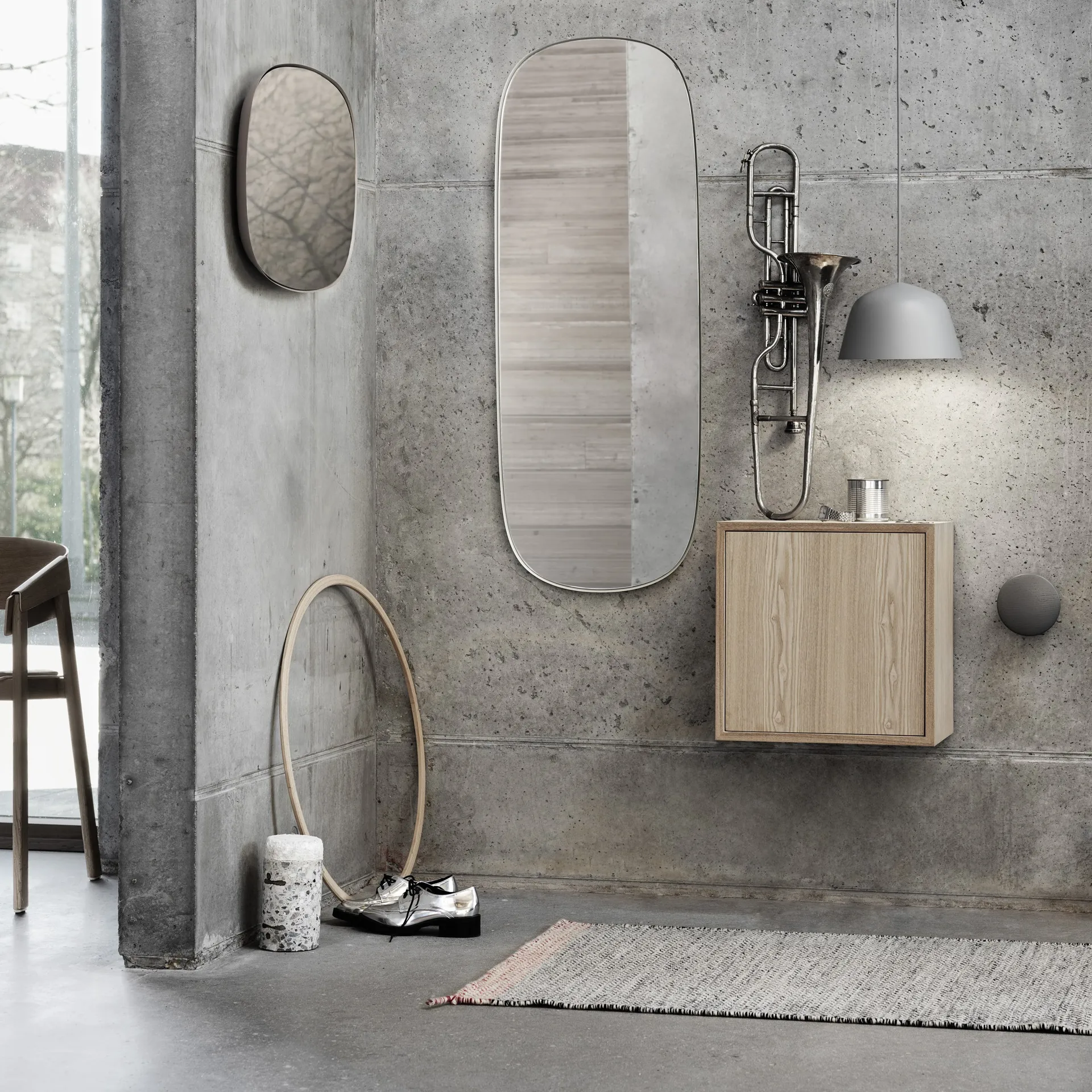 Ambit taklampe Ø25 cm, grå Muuto