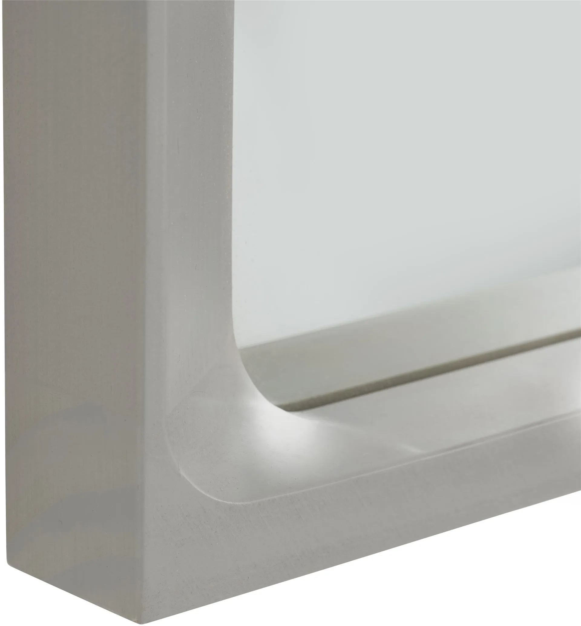 Arced speil 170x61 cm, Light grey Muuto