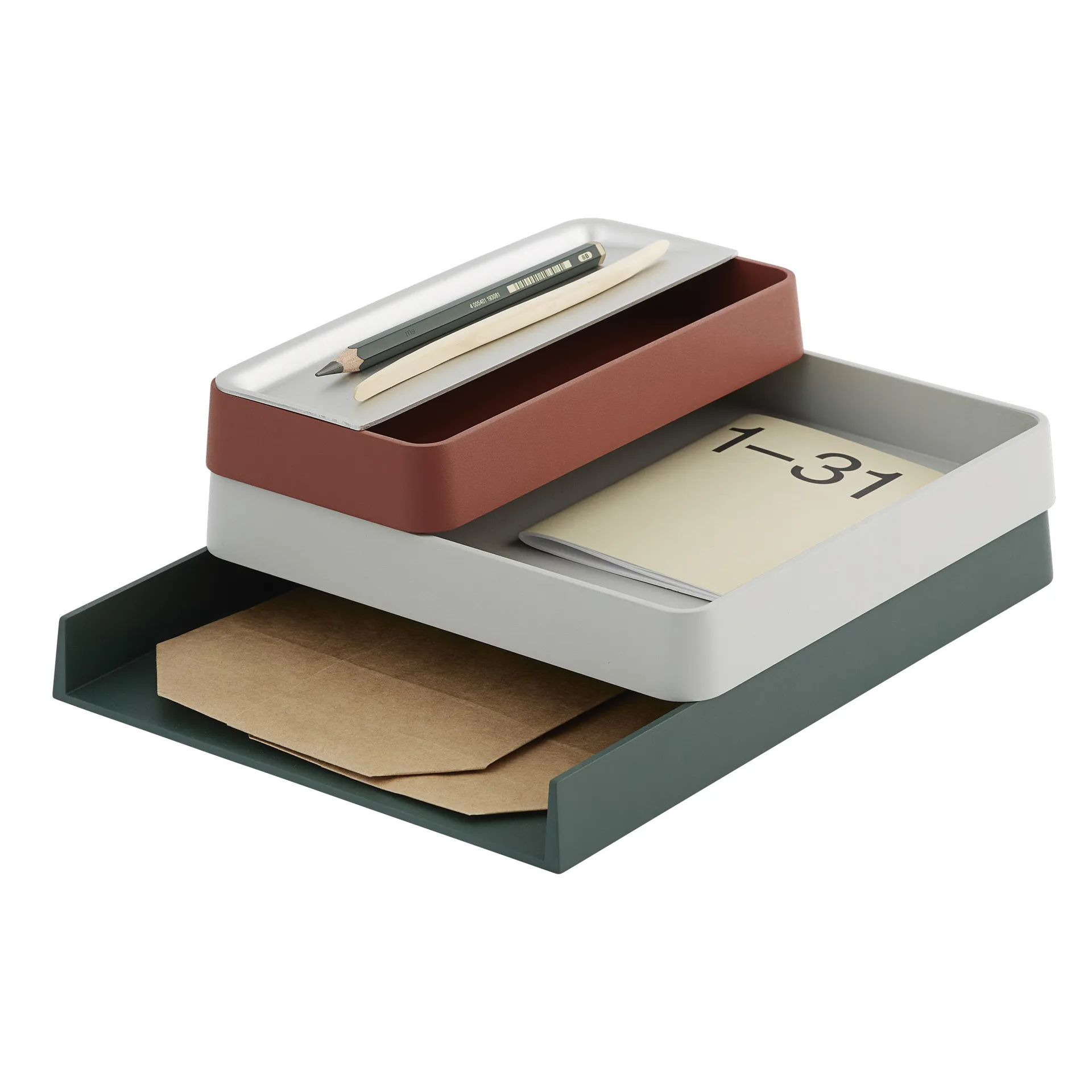 Arrange Desktop brett 25x32 cm, Dark green Muuto