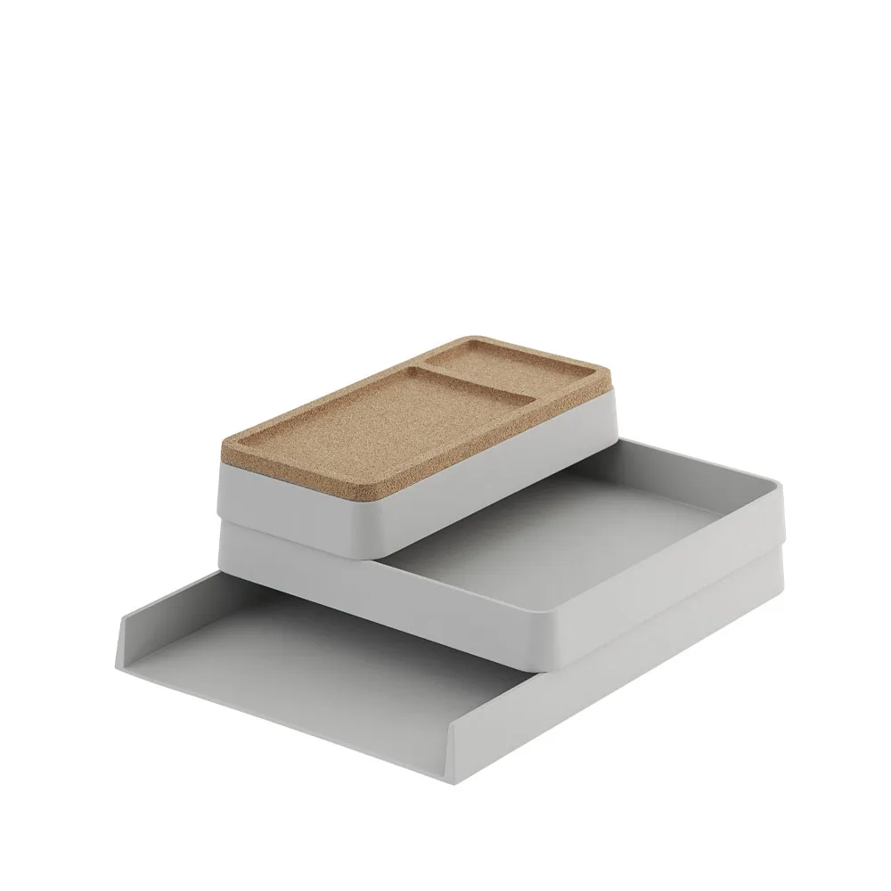 Arrange Desktop oppbevaring, grey, configuration 1 Muuto