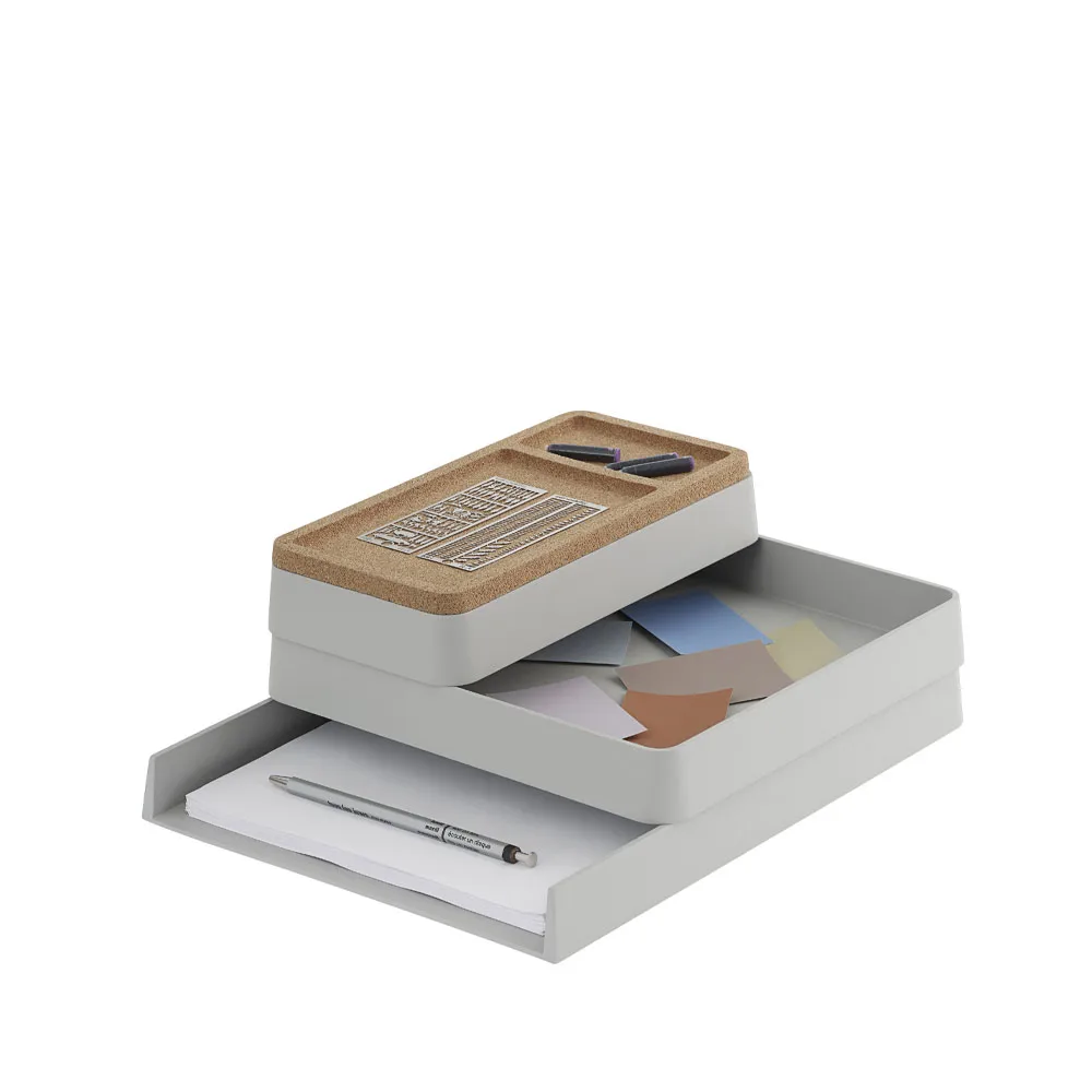 Arrange Desktop oppbevaring, grey, configuration 1 Muuto