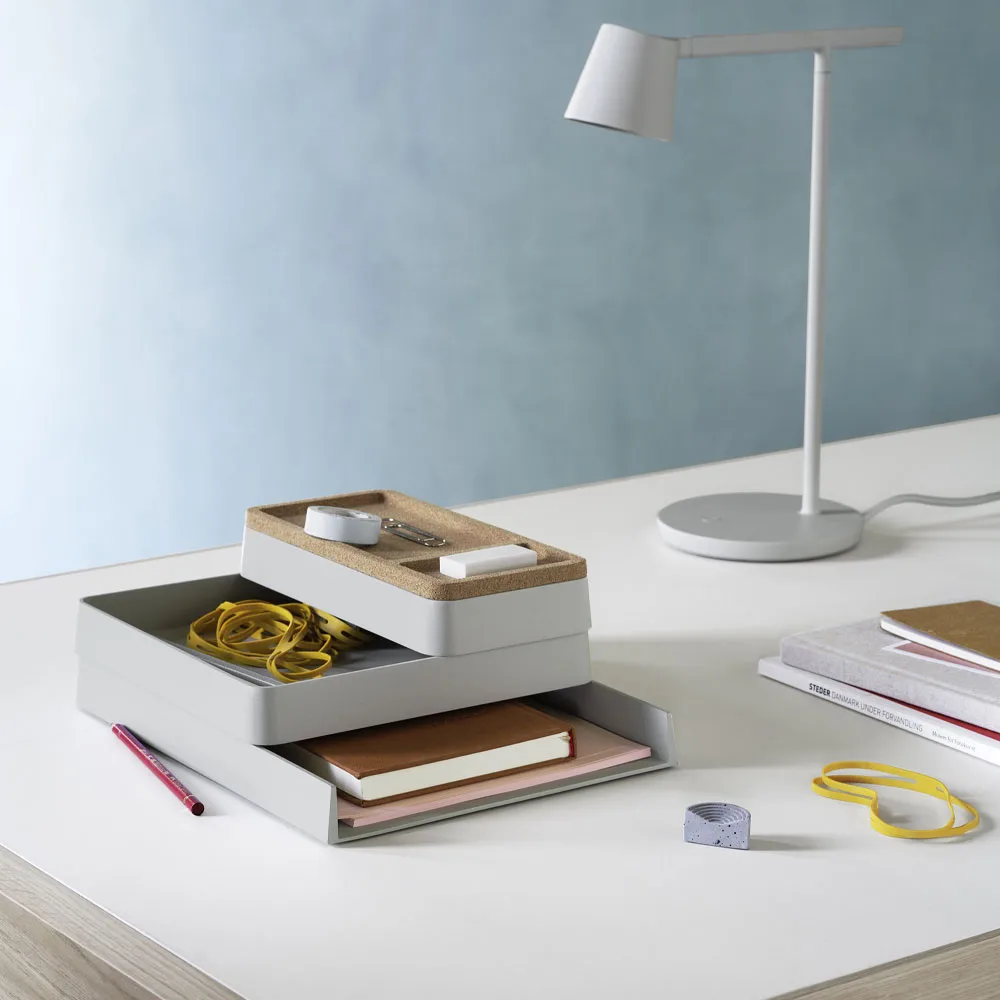 Arrange Desktop oppbevaring, grey, configuration 1 Muuto