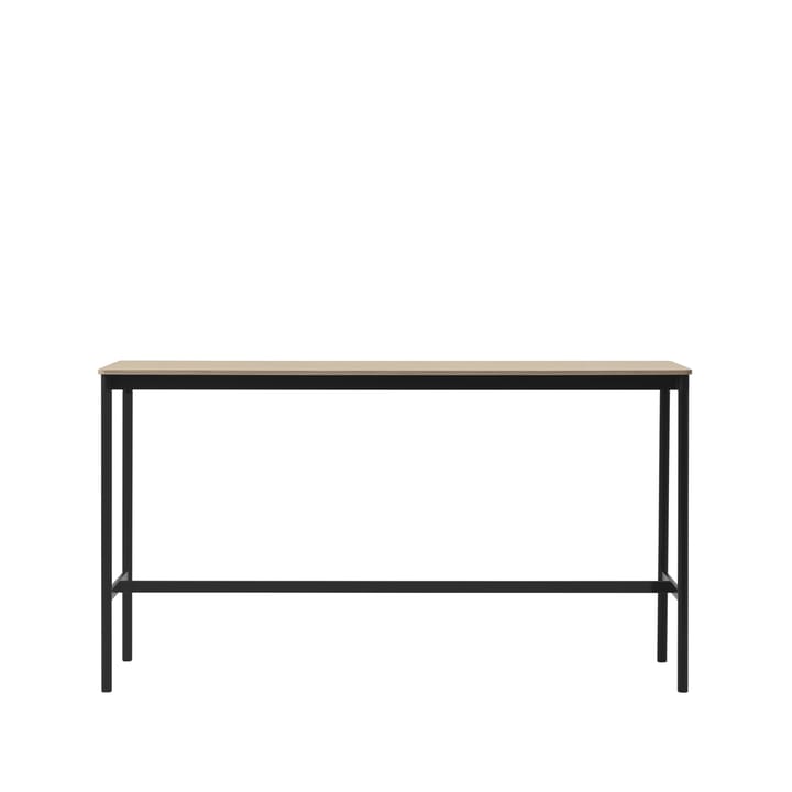 Base High barbord - oak, sort stativ, plywoodkant, b 50 l 190 h 105 - Muuto