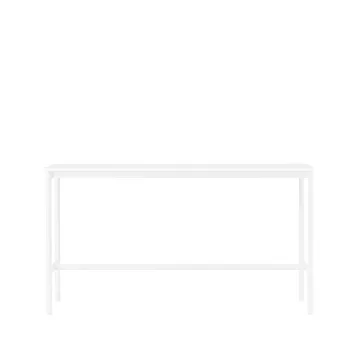 Base High barbord - white laminate, hvitt stativ, abs kant, b 50 l 190 h 105 - Muuto