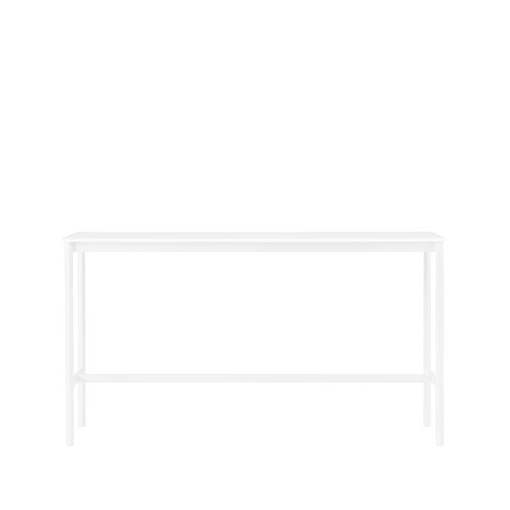 Base High barbord - white laminate, hvitt stativ, abs kant, b 50 l 190 h 105 - Muuto