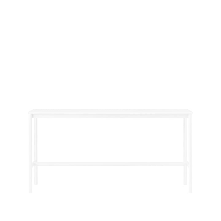 Base High barbord - white laminate, hvitt stativ, abs kant, b 50 l 190 h 95 - Muuto