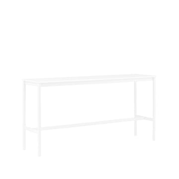 Base High barbord - white laminate, hvitt stativ, abs kant, b 50 l 190 h 95 - Muuto