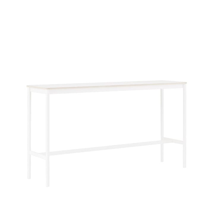 Base High barbord, white laminate, hvitt stativ, plywoodkant, b 50 l 190 h 105 Muuto
