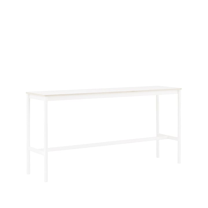 Base High barbord, white laminate, hvitt stativ, plywoodkant, b 50 l 190 h 95 Muuto