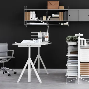Base spisebord - black, plywoodkant, 140 x 80 cm - Muuto