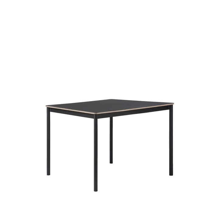 Base spisebord - black, plywoodkant, 140 x 80 cm - Muuto