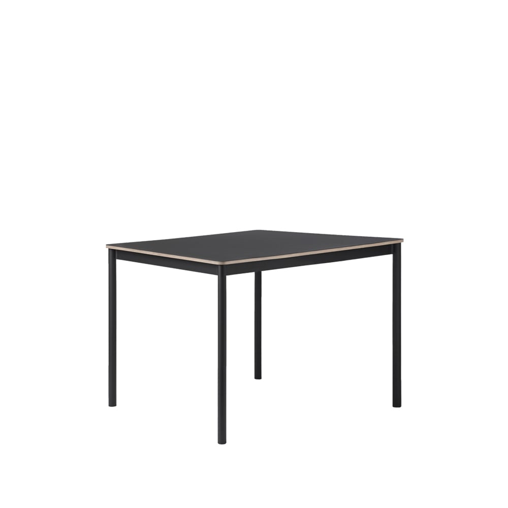 Bilde av Muuto Base spisebord black plywoodkant 140 x 80 cm