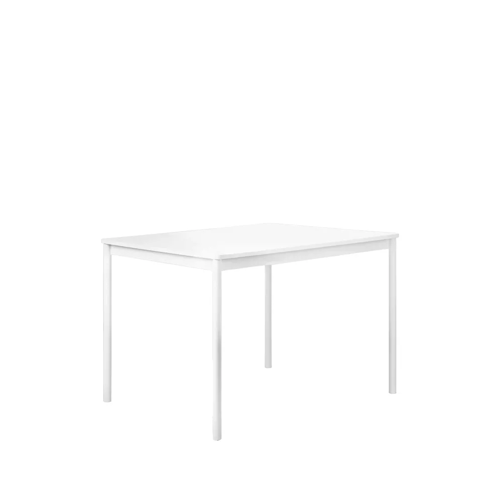 Base spisebord, white, abs kant, 140 x 80 cm Muuto