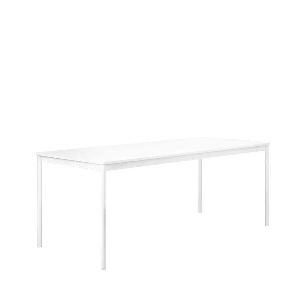 Base spisebord, white, abs kant, 190 x 85 cm Muuto