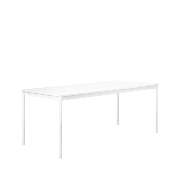 Base spisebord - white, abs kant, 190 x 85 cm - Muuto