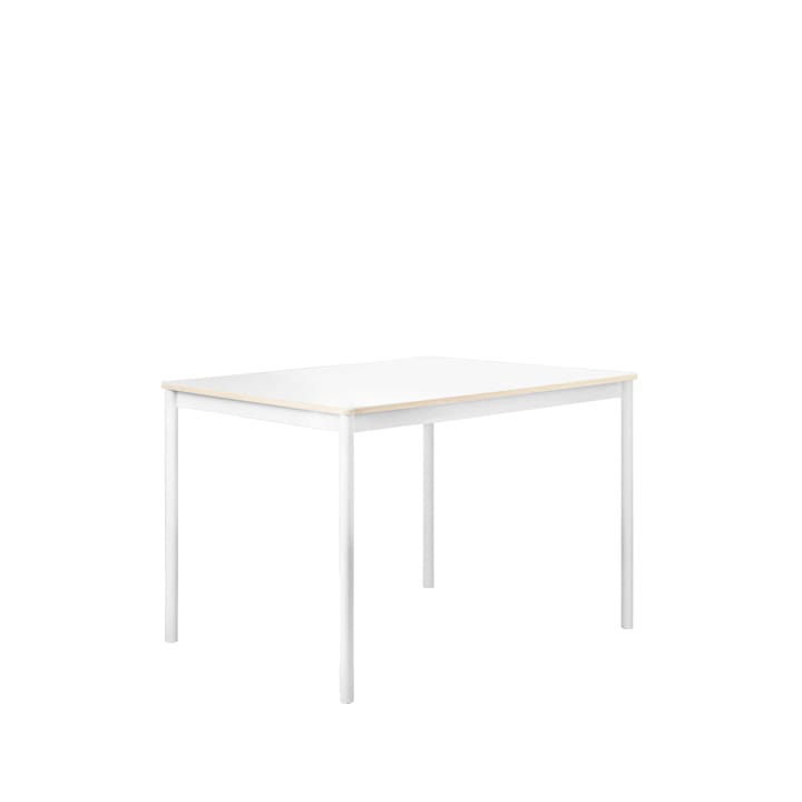 Base spisebord - white, plywoodkant, 140 x 80 cm - Muuto