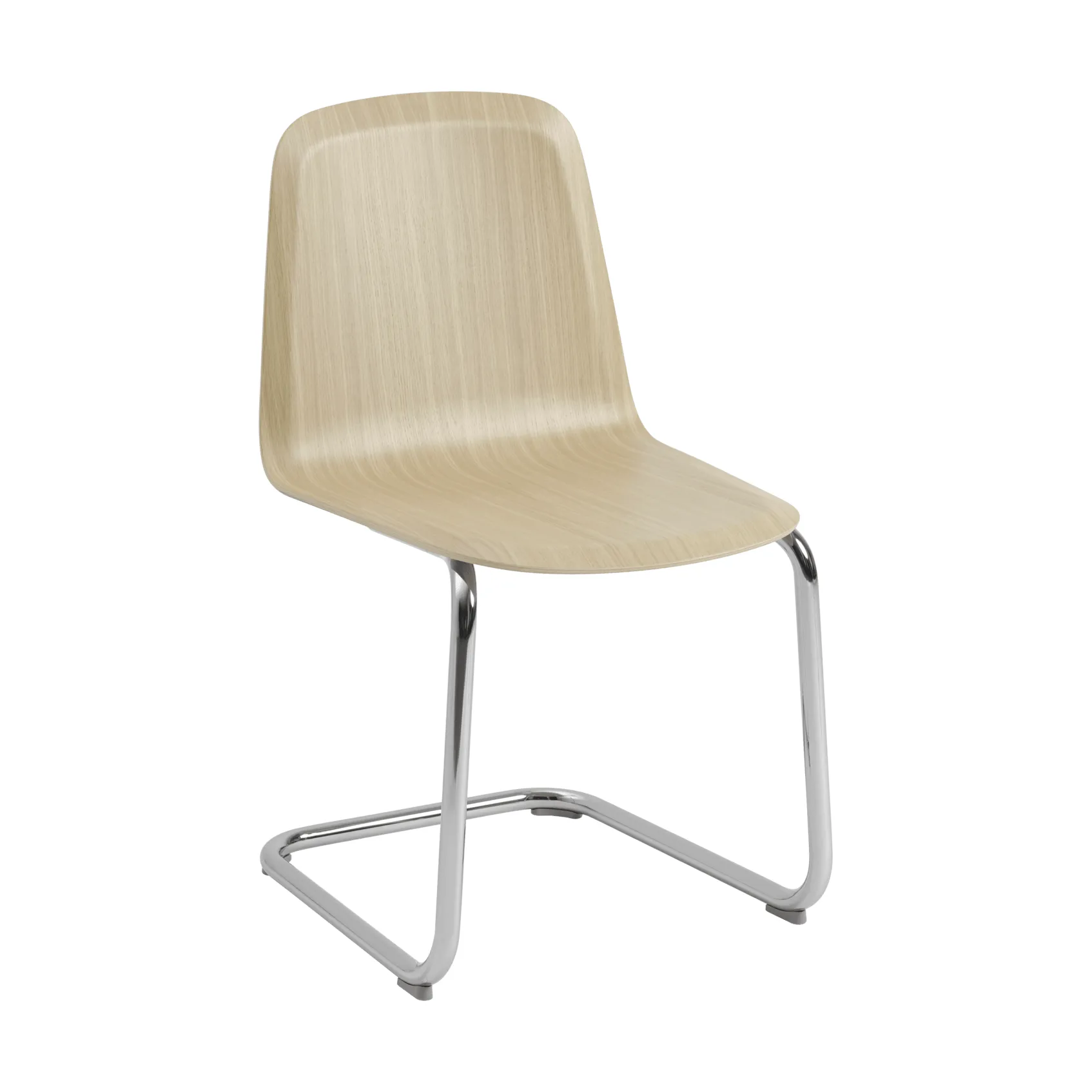 Brink Chair Cantilever Base stol, Eik-krom Muuto