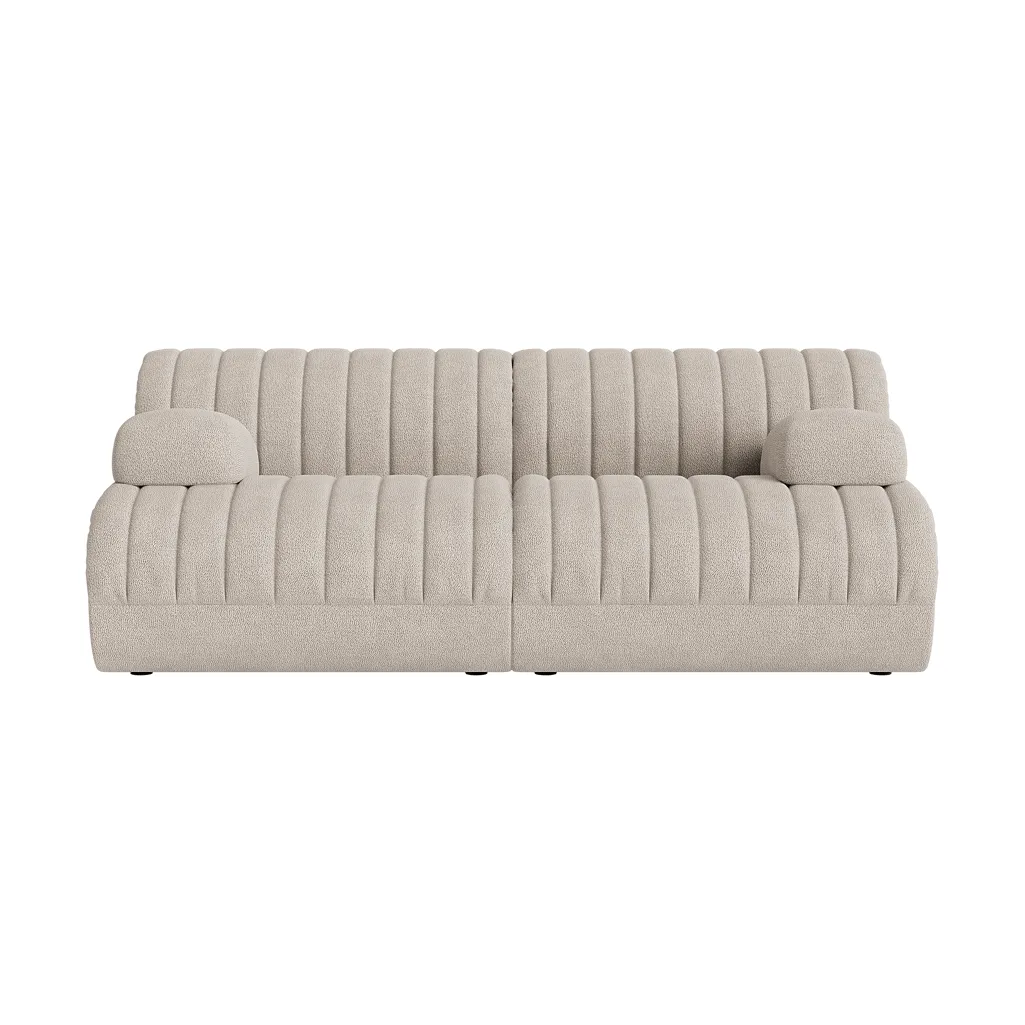 Coltre modulsofa, Konfigurasjon 2, turf-sand, 2-seter Muuto