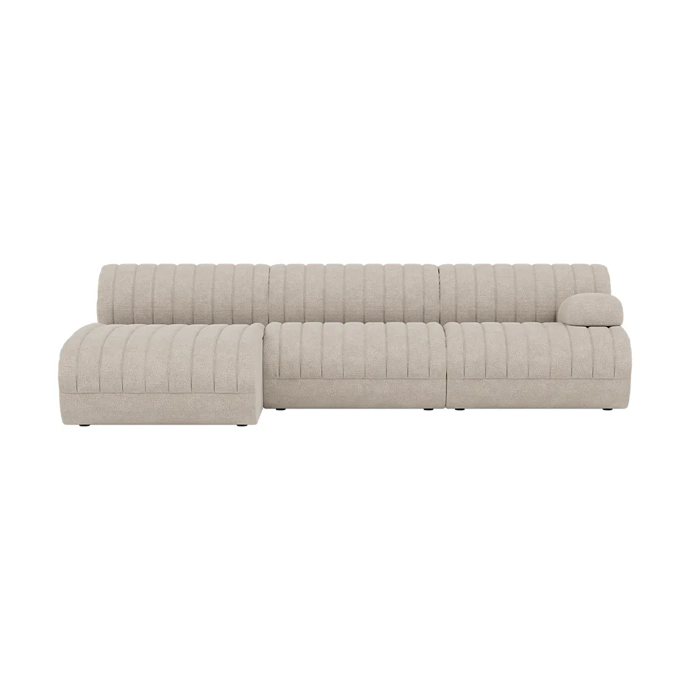 Coltre modulsofa, Konfigurasjon 3, turf-sand, 3-seter Muuto
