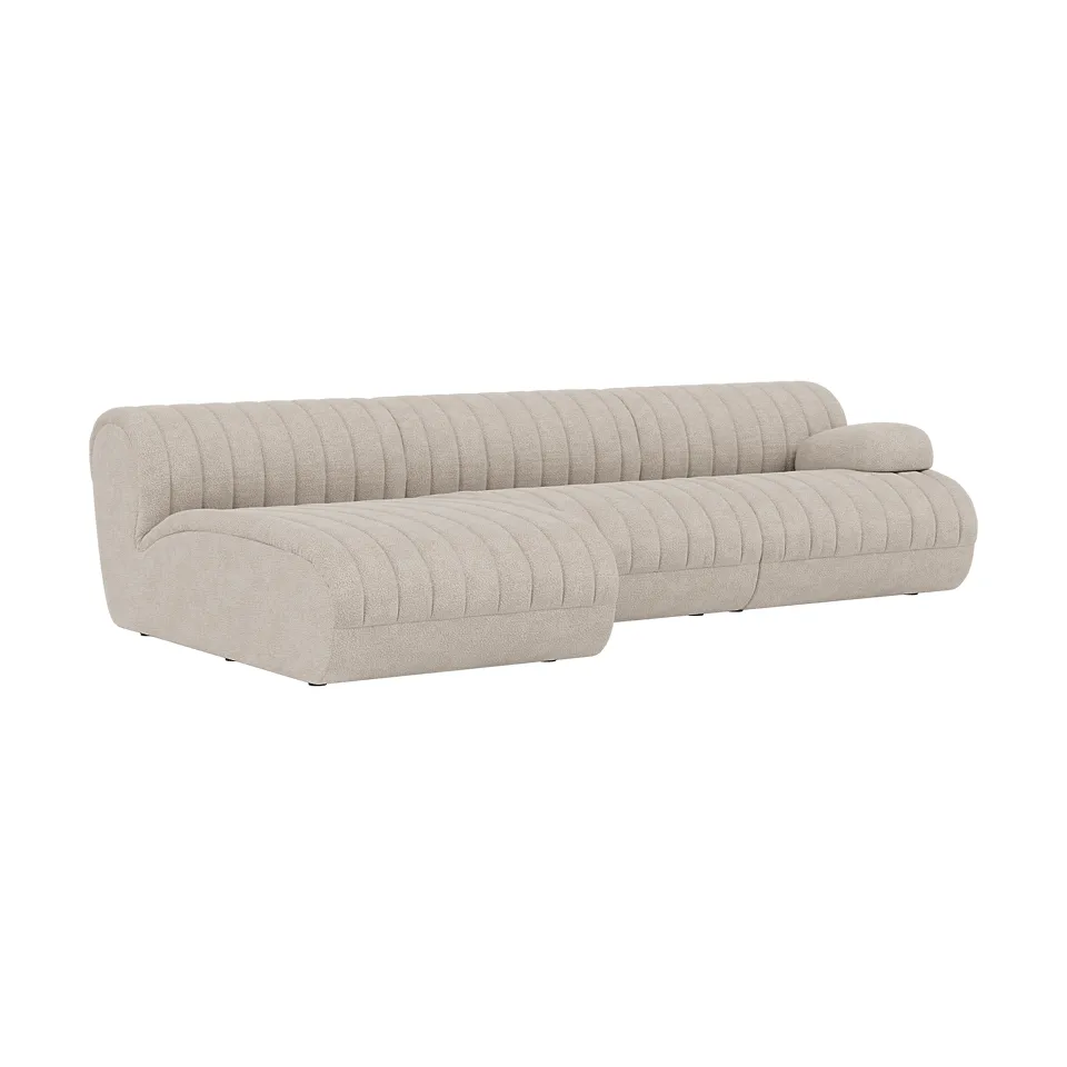 Coltre modulsofa, Konfigurasjon 3, turf-sand, 3-seter Muuto