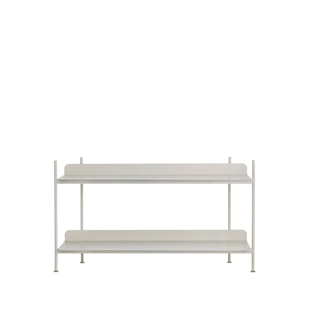 Compile configuration 1 hyllesystem, Grey Muuto