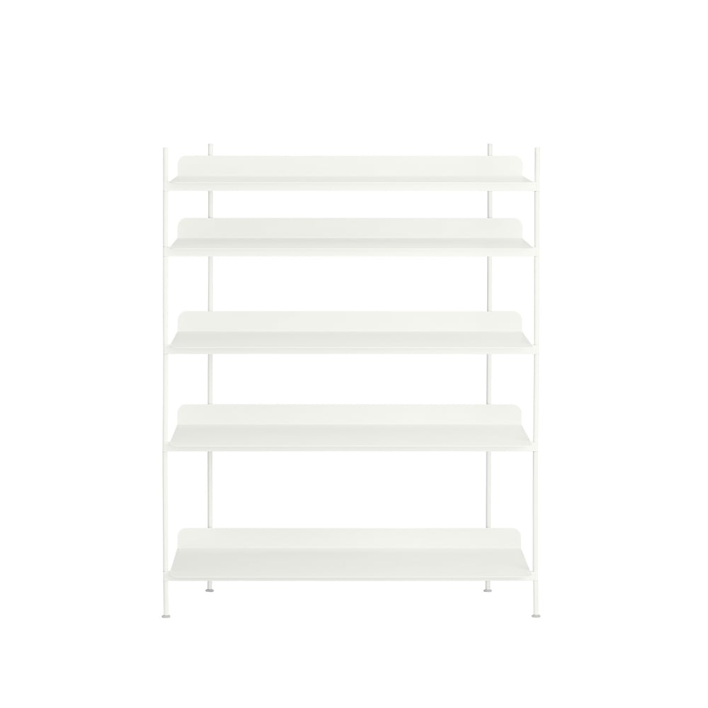 Muuto - Compile Shelving System/Configuration 3, White - Hyller & Hyllesystem - Cecilie Manz - Hvit - Metall