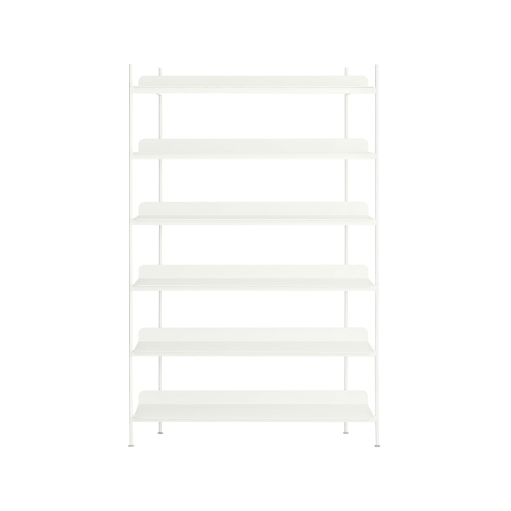 Muuto - Compile Shelving System/Configuration 4, White - Hyller & Hyllesystem - Cecilie Manz - Hvit - Metall