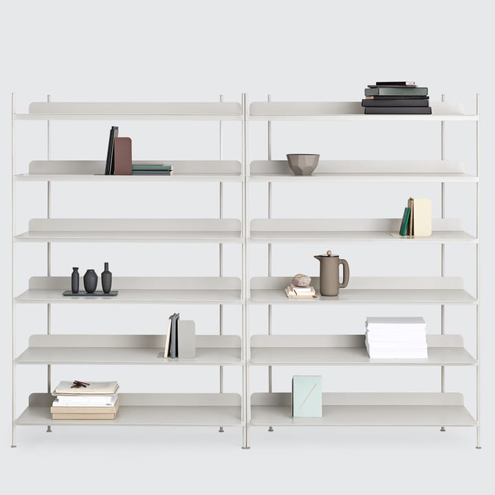 Compile configuration 8 hyllesystem, Black Muuto