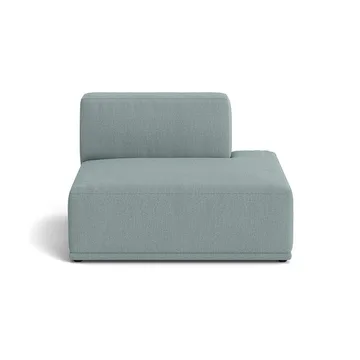 Connect soft modul Re-wool nr.718 lyseblå - Uten armlene (D) - Muuto