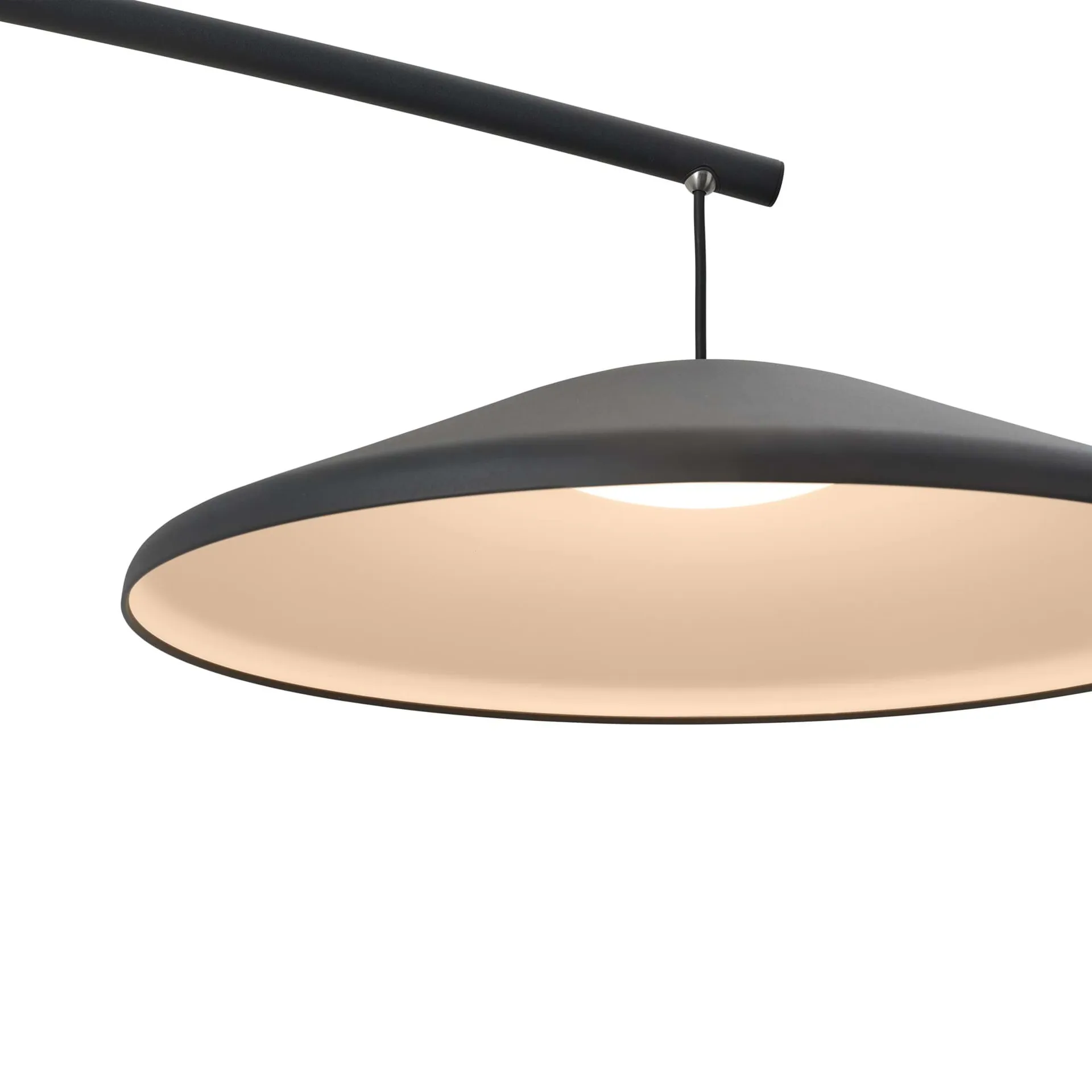 Contra gulvlampe, Antrasittsvart-betong, 188 cm Muuto