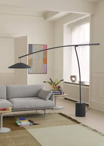 Contra gulvlampe - Antrasittsvart-betong, 188 cm - Muuto