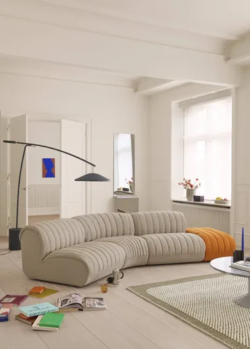 Contra gulvlampe - Antrasittsvart-betong, 188 cm - Muuto