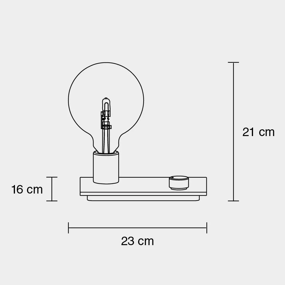 Control bordlampe, grå Muuto