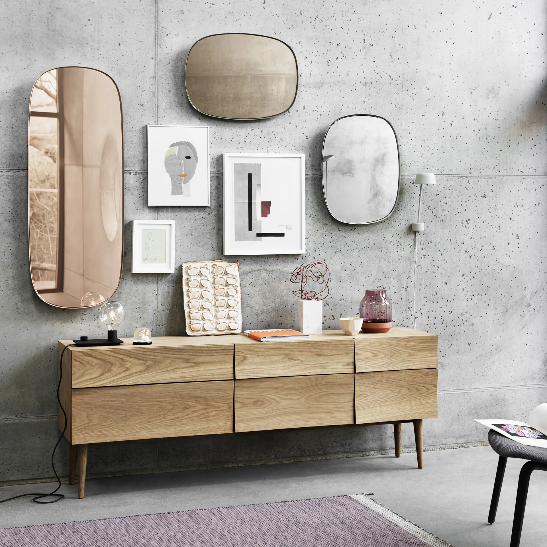 Control bordlampe, svart Muuto