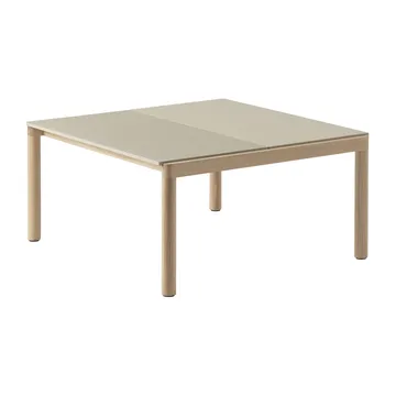 Couple 1 Plain-1 Wavy salongbord 80 x 84 x 40 cm - Sand-oak - Muuto