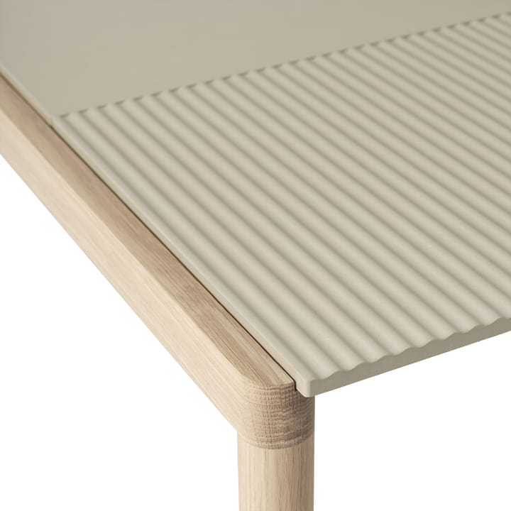 Couple 1 Plain-1 Wavy salongbord 80 x 84 x 40 cm, Sand-oak Muuto