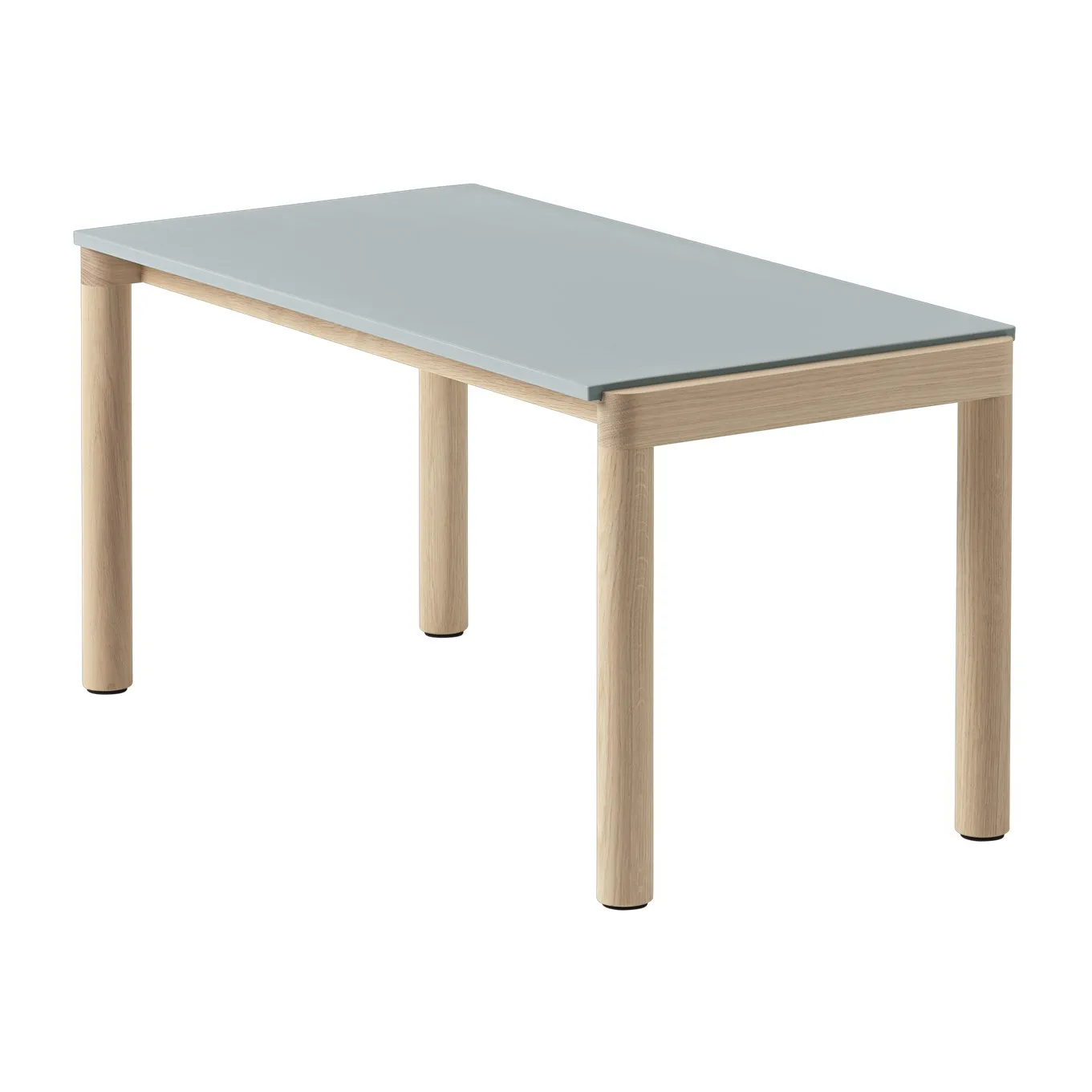 Couple 1 Plain salongbord 40 x 84 x 40 cm, Pale blue-oak Muuto