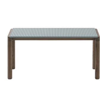 Couple 1 Wavy salongbord 40 x 84 x 40 cm - Pale blue-dark oiled oak - Muuto