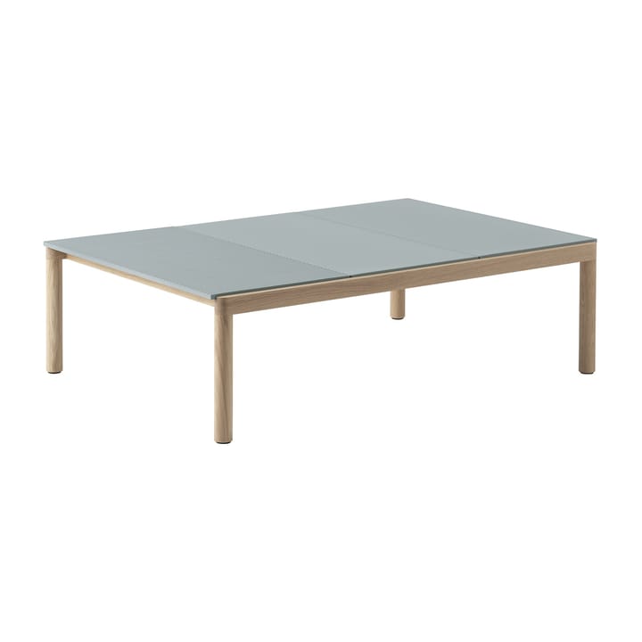 Couple 2 Plain-1 Wavy salongbord 120 x 84 x 35 cm - Pale blue-oak - Muuto