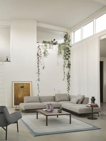 Couple 2 Plain-1 Wavy salongbord 120 x 84 x 35 cm - Taupe-dark oiled oak - Muuto