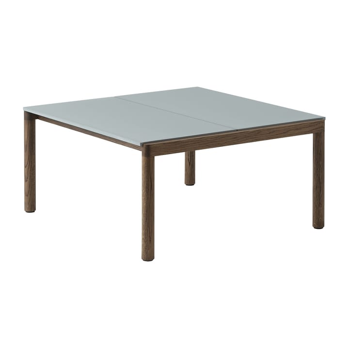 Couple 2 Plain salongbord 80 x 84 x 40 cm - Pale blue-dark oiled oak - Muuto