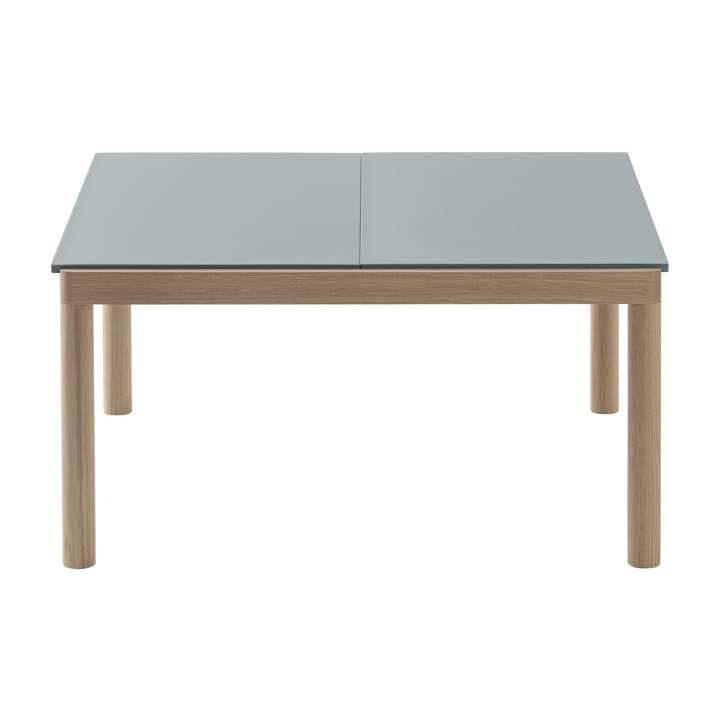 Couple 2 Plain salongbord 80 x 84 x 40 cm, Pale blue-oak Muuto