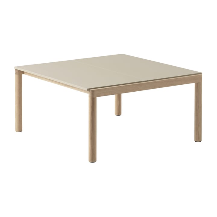 Couple 2 Plain salongbord 80 x 84 x 40 cm - Sand-oak - Muuto