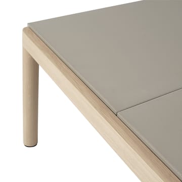 Couple 2 Plain salongbord 80 x 84 x 40 cm - Taupe-oak - Muuto