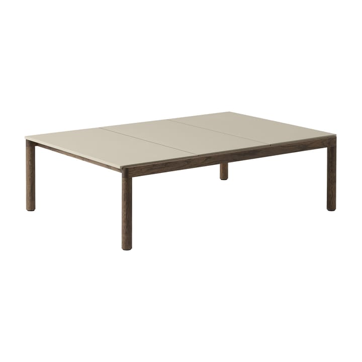 Couple 3 Plain salongbord 120 x 84 x 35 cm - Sand-dark oiled oak - Muuto