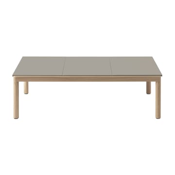 Couple 3 Plain salongbord 120 x 84 x 35 cm - Taupe-oak - Muuto